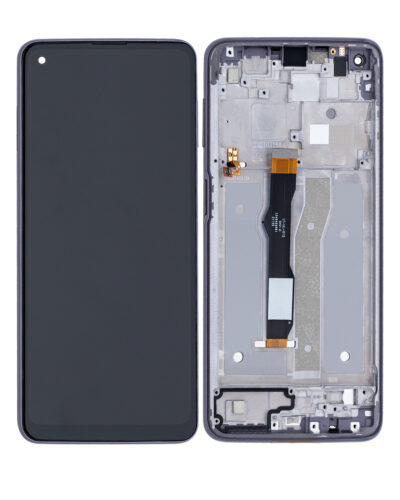 Écran LCD avec cadre pour Motorola Moto G Power (XT2117 / 2021) (Remis à neuf) (Gris flash) – Image 2