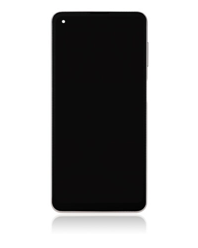 Écran LCD avec cadre pour Motorola Moto G Power (XT2117 / 2021) (Remis à neuf) (Argent polaire) – Image 3