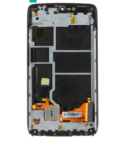 Écran LCD avec cadre pour Motorola Droid Turbo (XT1254 / 2014) / Moto Maxx (XT1225) (Remis à neuf) (Noir) – Image 3