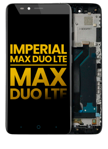 Écran LCD complet avec cadre pour ZTE Imperial MAX Duo LTE (Z963) / ZTE Max Duo LTE (Z962) (reconditionné) (toutes couleurs)