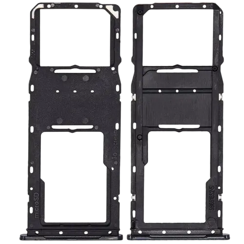 Tiroir pour carte SIM unique pour Samsung Galaxy A04 (A045 / 2022) (Noir) – Image 2