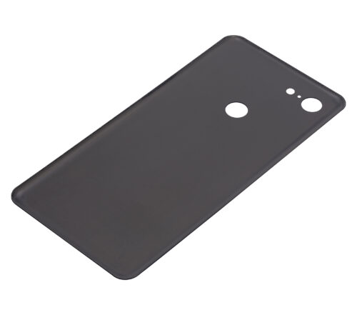 Back cover Glass For Google Pixel 3 XL (Just Black) – Image 5