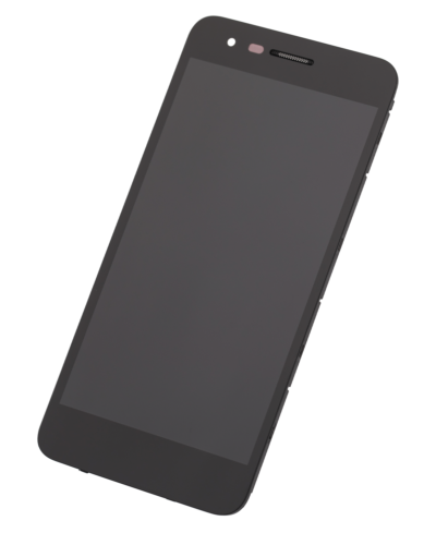 Écran LCD avec cadre pour LG K8 (X210 / 2018) / Aristo 2 / Aristo 2 Plus / Aristo 3 / Aristo 3 Plus / Phoenix 4 / Tribute Dynasty / Empire / Fortune 2 / Risio 3 / Rebel 4 (Remis à neuf) (Noir) – Image 4