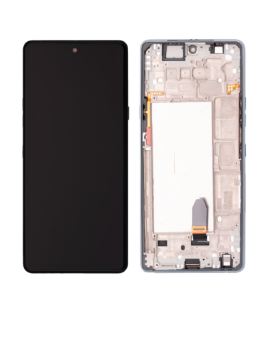 Écran LCD complet avec cadre pour LG Stylo 6 / K71 (reconditionné) (argent) – Image 4