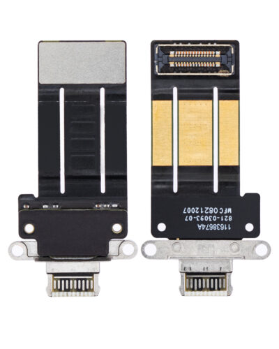 Charging Port Flex Cable For iPad Pro 11" 3rd Gen (2021) / Pro 11" 4th Gen (2022) / iPad Pro 12.9" 5th Gen (2021) / Pro 12.9" 6th Gen (2022) (Silver) (Premium) – Image 2