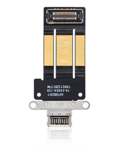 Charging Port Flex Cable For iPad Pro 11" 3rd Gen (2021) / Pro 11" 4th Gen (2022) / iPad Pro 12.9" 5th Gen (2021) / Pro 12.9" 6th Gen (2022) (Silver) (Premium) – Image 3