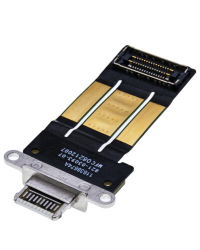 Charging Port Flex Cable For iPad Pro 11" 3rd Gen (2021) / Pro 11" 4th Gen (2022) / iPad Pro 12.9" 5th Gen (2021) / Pro 12.9" 6th Gen (2022) (Silver) (Premium) – Image 4