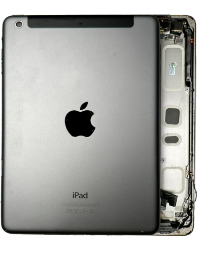 Back châssis W/ Small Components pré-installé pour iPad Mini 4 (WIFI cellular) (Used OEM Pull: Grade C) (gris sidéral)