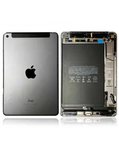 Back châssis W/ Small Components pré-installé pour iPad Mini 4 (WIFI cellular) (Used OEM Pull: Grade C) (gris sidéral) – Image 5
