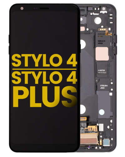 Écran LCD complet avec cadre pour LG Stylo 4 / Stylo 4 Plus (reconditionné) (Aurora Black) – Image 2