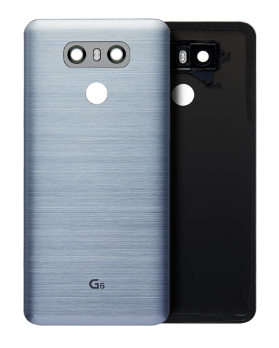 Back cover Glass With Adhesive Pre-Installed For LG G6 (Ice Platinum Silver)