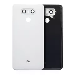 Back cover Glass With Adhesive Pre-Installed For LG G6 (Mystic White)