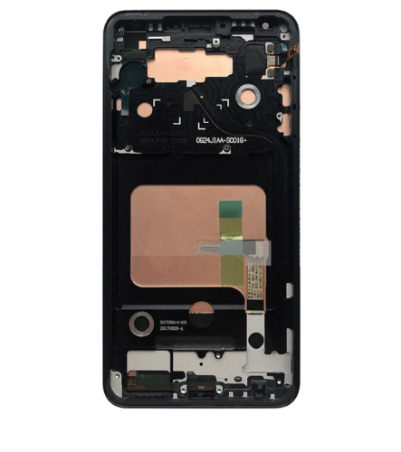Bloc écran OLED avec cadre pour LG V30 / V30 Plus / V30S ThinQ (reconditionné) (Aurora Black) – Image 2