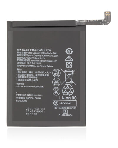Batterie de remplacement pour Huawei P20 Pro / Mate 10 Pro / Honor 20 Pro (HB436486ECW)