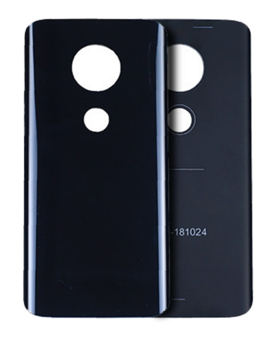 Cache arrière verre pour Motorola Moto G7 (XT1962 / 2019) (Ceramic Black) – Image 3