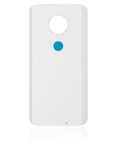 Coque arrière en verre pour Motorola Moto G7 (XT1962 / 2019) (Blanc transparent) – Image 2