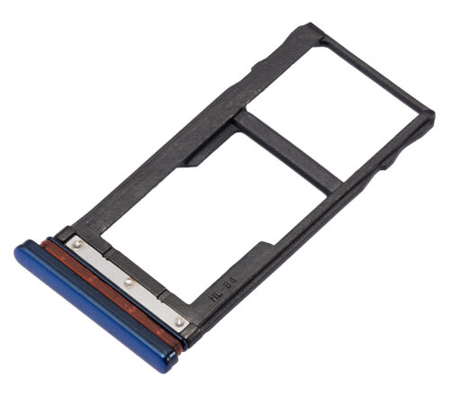 Tiroir double carte SIM pour Motorola One Vision (XT1970 / 2019) / P50 (XT1970 / 2019) (Bleu) – Image 4