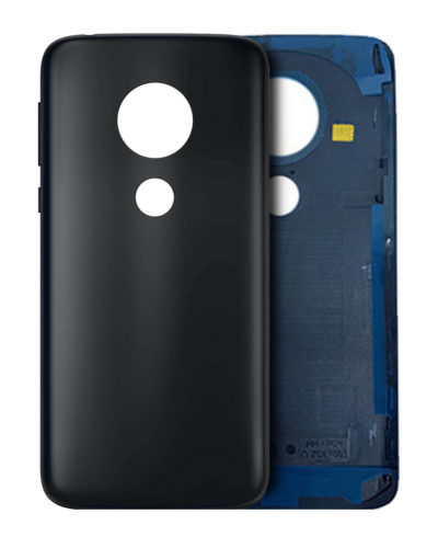 Back cover Glass For Motorola Moto G7 Play (XT1952 / 2019) (Black) (US Version)