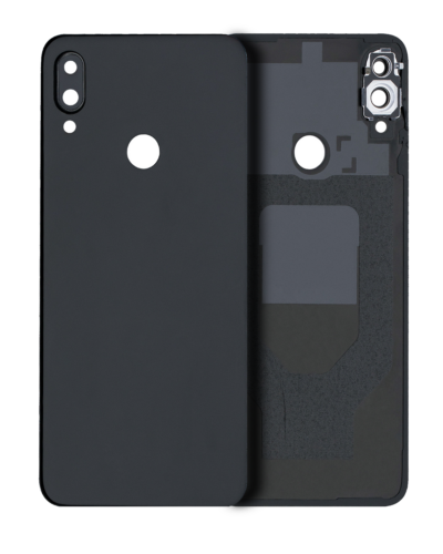 Back cover Glass With Camera Lens For Xiaomi Redmi Note 7 (Black) – Image 10