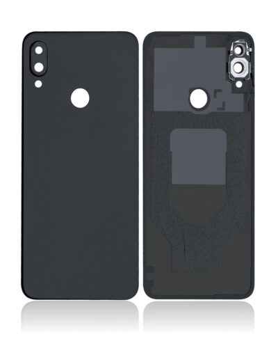 Back cover Glass With Camera Lens For Xiaomi Redmi Note 7 (Black) – Image 2