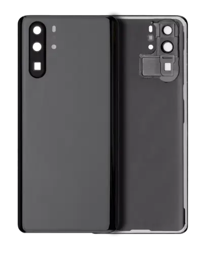 Back cover Glass With Camera Lens For Huawei P30 Pro (Black)