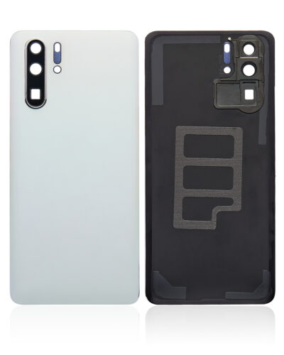 Coque arrière en verre avec objectif de caméra pour Huawei P30 Pro (Blanc nacré) – Image 2