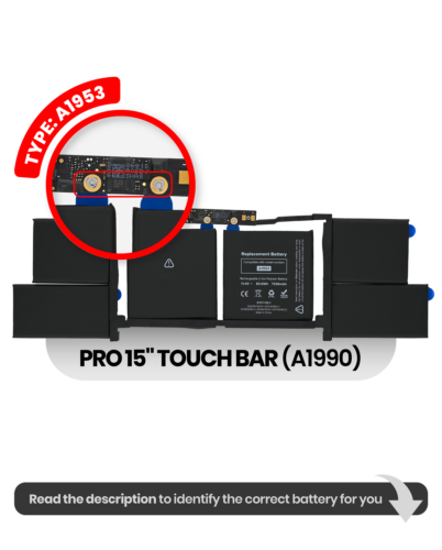 Battery (A1953) For MacBook Pro 15" A1990 (2018-2019)