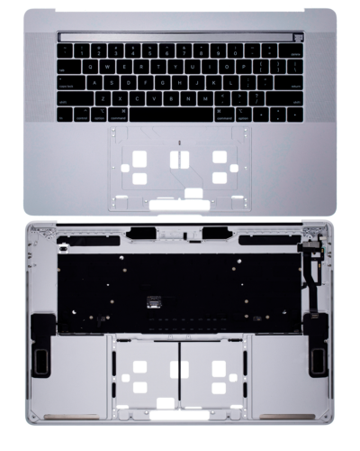 Top Case with Keyboard (ANSI US) For MacBook Pro 15" A1990 (2018-2019) (OEM New) (Silver) – Image 5