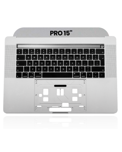 Top Case with Keyboard (ISO UK) For MacBook Pro 15" A1990 (2018-2019) (OEM New) (Space Gray)