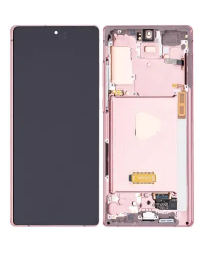 Bloc écran OLED avec cadre pour Samsung Galaxy Note 20 5G (Service Pack) (Mystic Bronze) – Image 2
