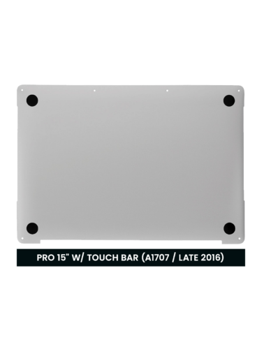 Boîtier inférieur pour MacBook Pro 15" A1707 (2016-2017) / A1990 (2018-2019) (Pièce d'origine neuve) (Argent) – Image 2