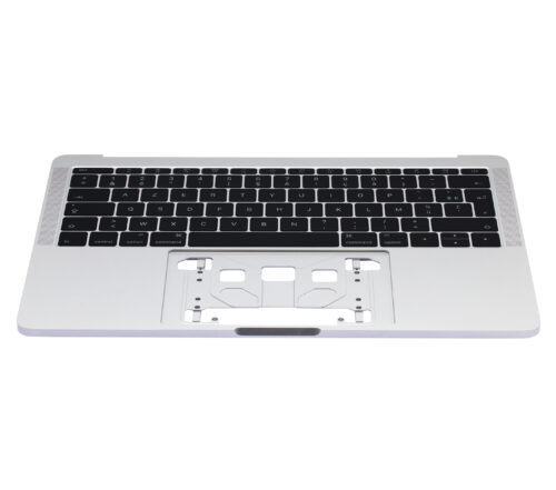 Top Case with Keyboard (ISO French) For MacBook Pro 13" A1708 (2016-2017) (Silver) – Image 6