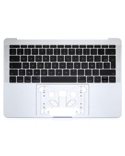 Top Case with Keyboard (ISO French) For MacBook Pro 13" A1708 (2016-2017) (Silver) – Image 5