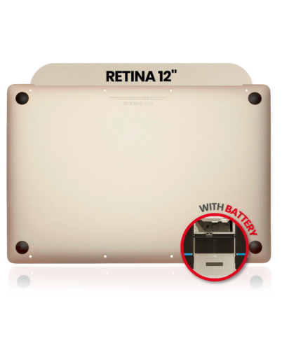 Coque inférieure avec batterie (A1705) pour MacBook 12" A1534 (2016-2017) (or) – Image 5