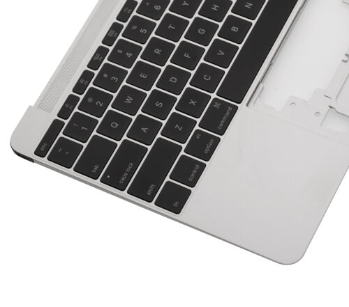 Boîtier supérieur avec clavier (ANSI US) et microphone pour MacBook 12" A1534 (2016-2017) (d'origine neuf) (Argent) – Image 6