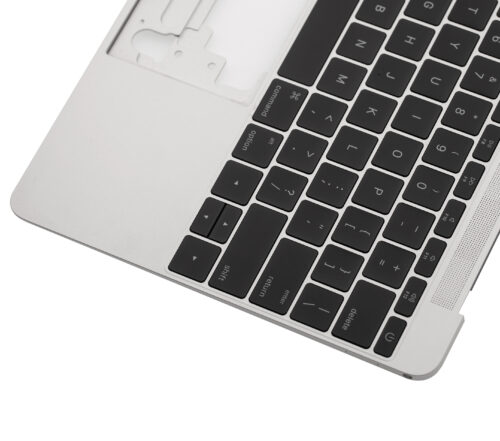 Boîtier supérieur avec clavier (ANSI US) et microphone pour MacBook 12" A1534 (2016-2017) (d'origine neuf) (Argent) – Image 7