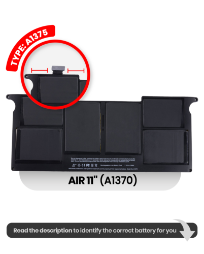 Battery (A1375) For MacBook Air 11" A1370 (2010)