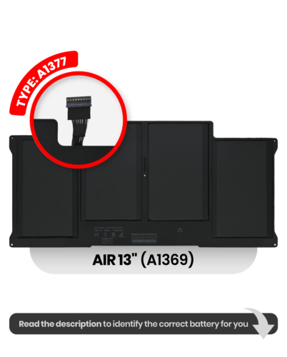 Battery (A1377) For MacBook Air 13" A1369 (2010)