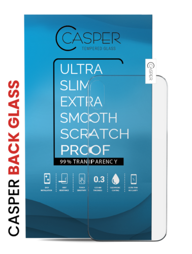 Casper Tempered Glass (Back Glass) For iPhone XR (10 Pack) (Clear) – Image 2