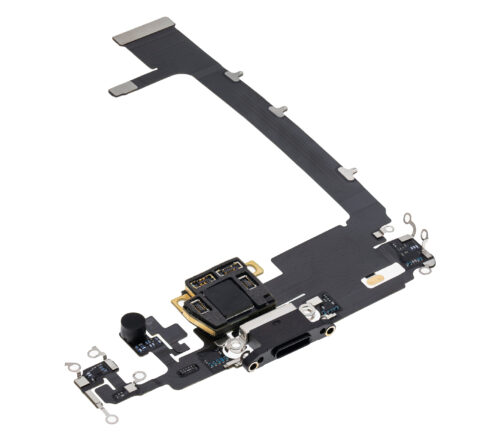 Charging Port Flex Cable With Board For iPhone 11 Pro Max (Premium) (Space Gray) – Image 4