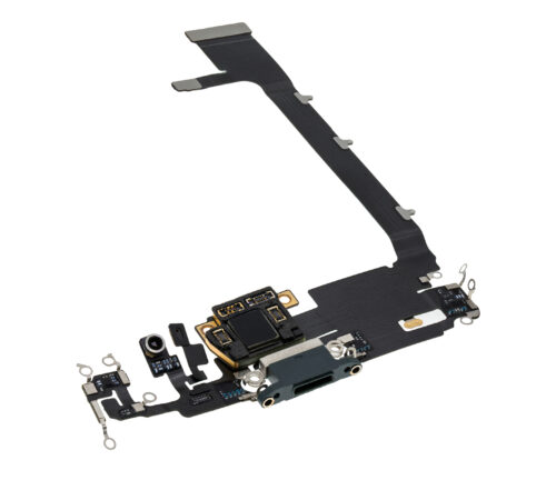 Câble flexible de port de charge avec carte pour iPhone 11 Pro Max (Premium) (Vert nuit) – Image 4
