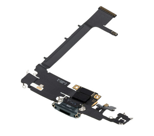 Câble flexible de port de charge avec carte pour iPhone 11 Pro Max (Premium) (Vert nuit) – Image 5