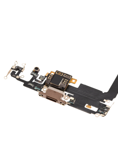 Câble flexible de port de charge avec carte pour iPhone 11 Pro Max (Aftermarket Plus) (Or) – Image 5