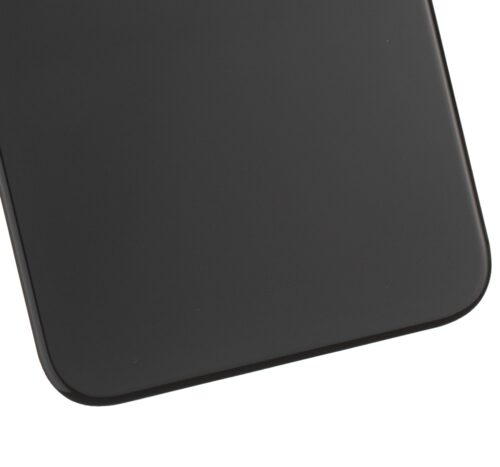 Verre arrière avec adhésif 3M pour iPhone 11 (sans logo / grand trou pour la caméra) (noir) – Image 3
