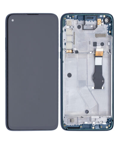 Écran LCD avec cadre pour Motorola Moto G8 Power (XT2041-1 / XT2041-3 / 2020) (Remis à neuf) (Bleu Capri) – Image 2