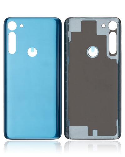 Back cover Glass For Motorola Moto G8 Power (XT2041-1 / XT2041-3 / 2020) (Capri Blue) – Image 2