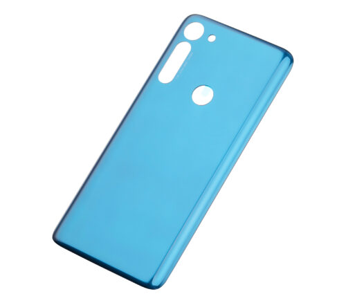 Back cover Glass For Motorola Moto G8 Power (XT2041-1 / XT2041-3 / 2020) (Capri Blue) – Image 5