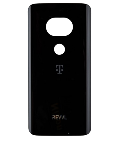 Coque arrière en verre pour Motorola Moto G7 Plus Revvl (XT1965-T / 2019) (Pièce d'origine constructeur) (Noir) – Image 4