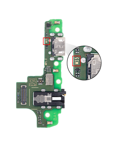 Carte de port de charge pour Samsung Galaxy A10S (A107F / 2019) (M15) (version internationale) (Pièce de rechange Plus) – Image 7