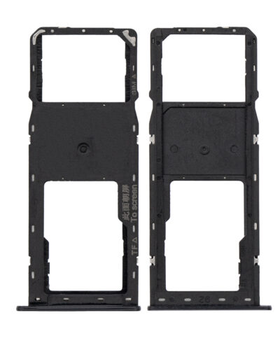 Single Sim Card Tray For Samsung Galaxy A10S (A107 / 2019) / A20S (A207 / 2019) (Black) – Image 2
